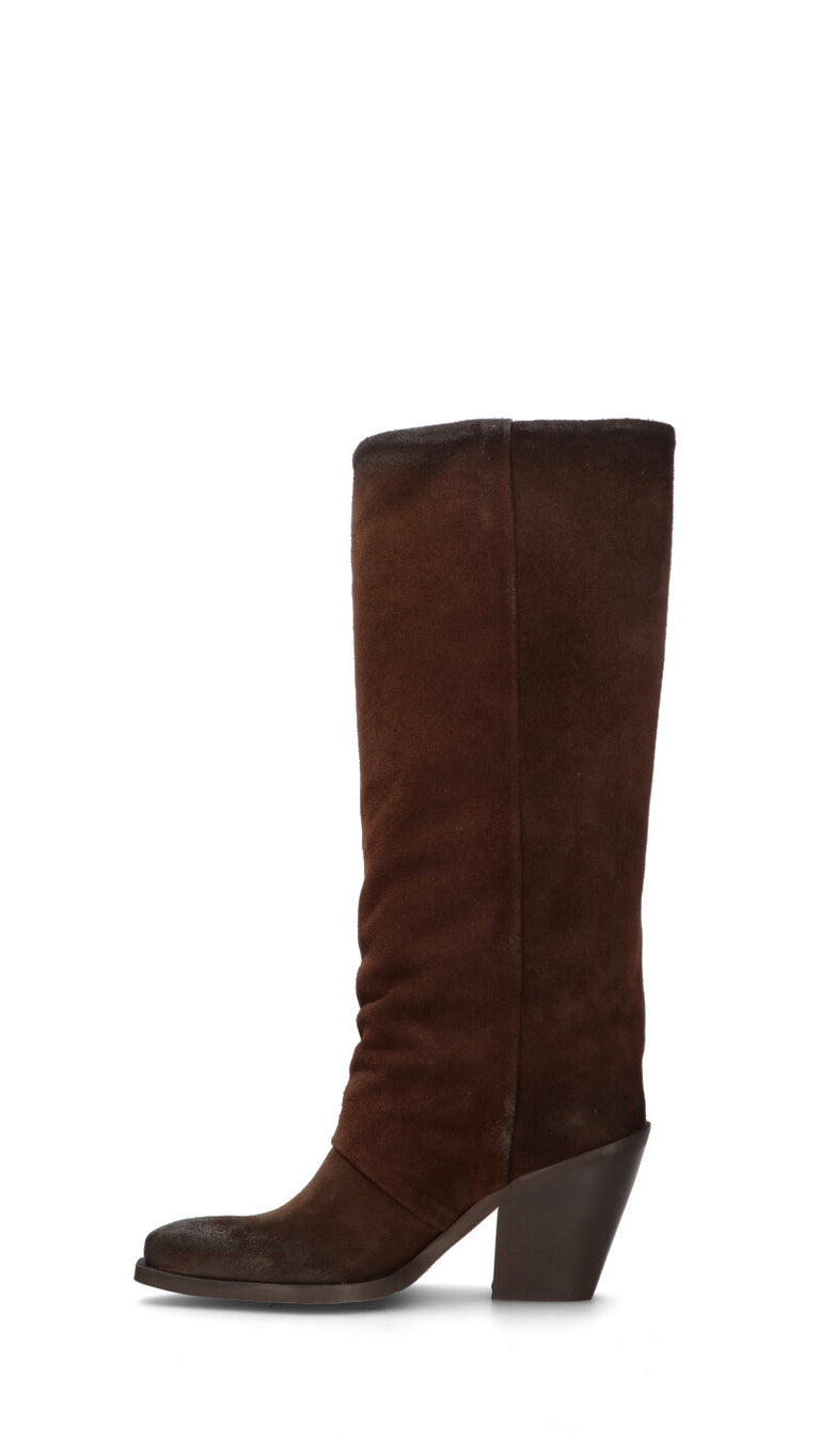 DOROTHYD Stivale donna marrone in suede