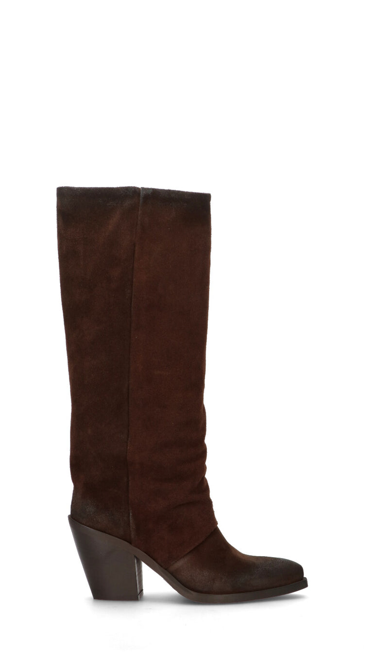 DOROTHYD Stivale donna marrone in suede