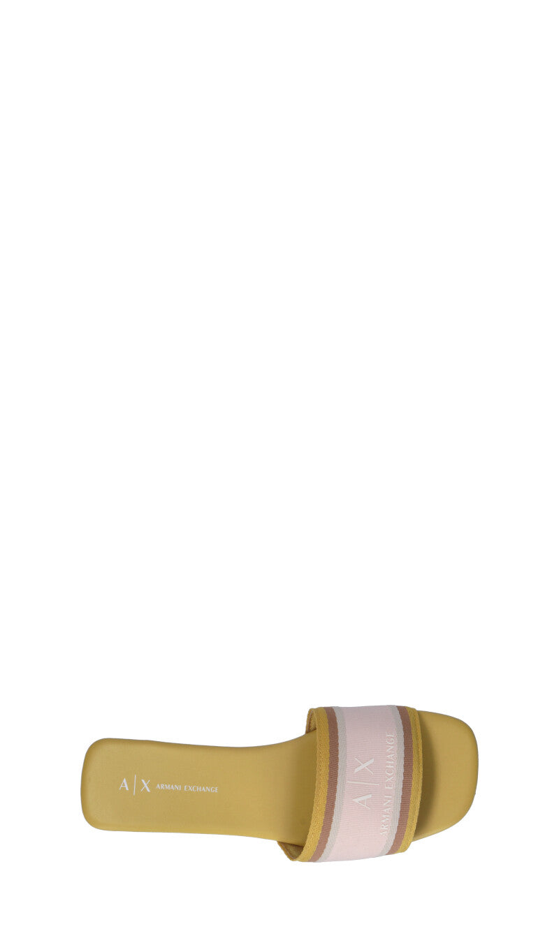 ARMANI EXCHANGE Ciabatta donna gialla