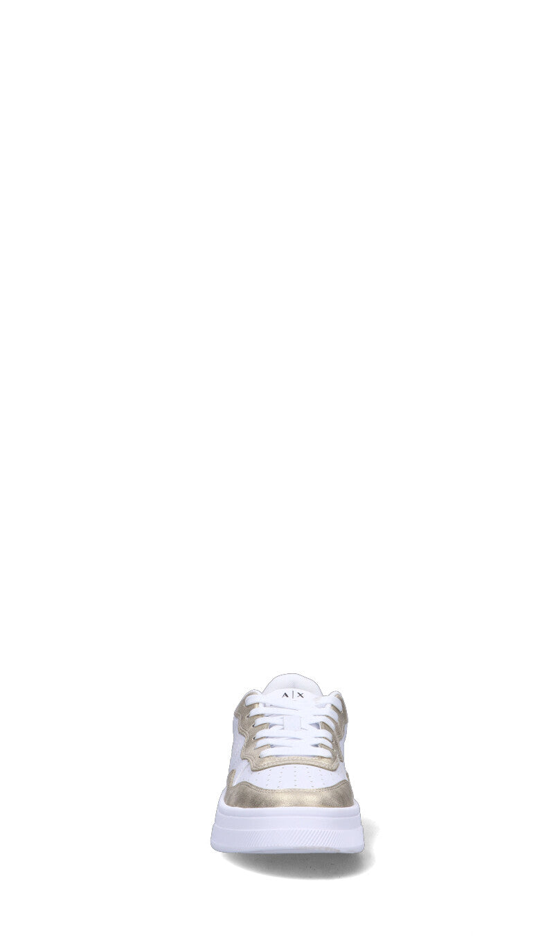 ARMANI EXCHANGE Sneaker donna bianca/oro