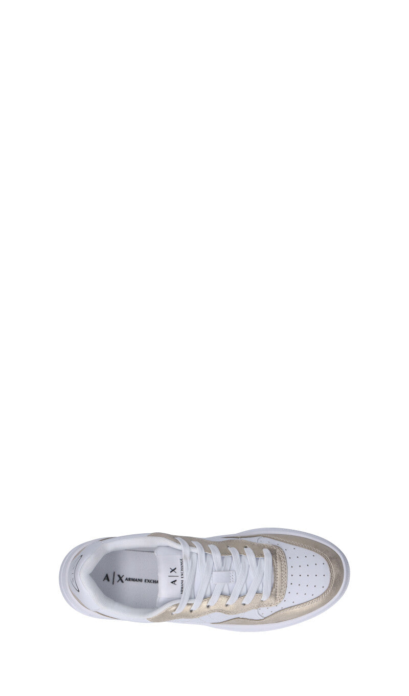 ARMANI EXCHANGE Sneaker donna bianca/oro