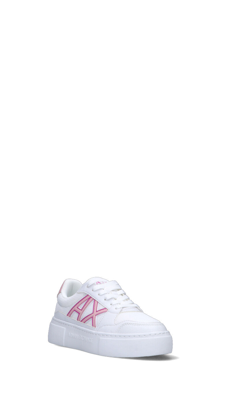 ARMANI EXCHANGE Sneaker donna bianca/rosa