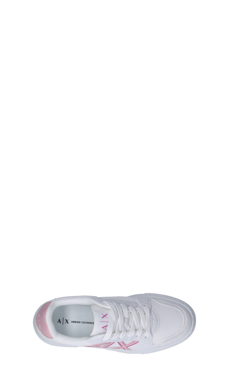 ARMANI EXCHANGE Sneaker donna bianca/rosa