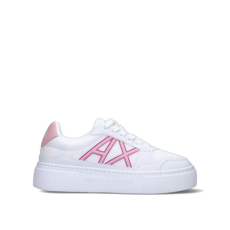 ARMANI EXCHANGE Sneaker donna bianca/rosa