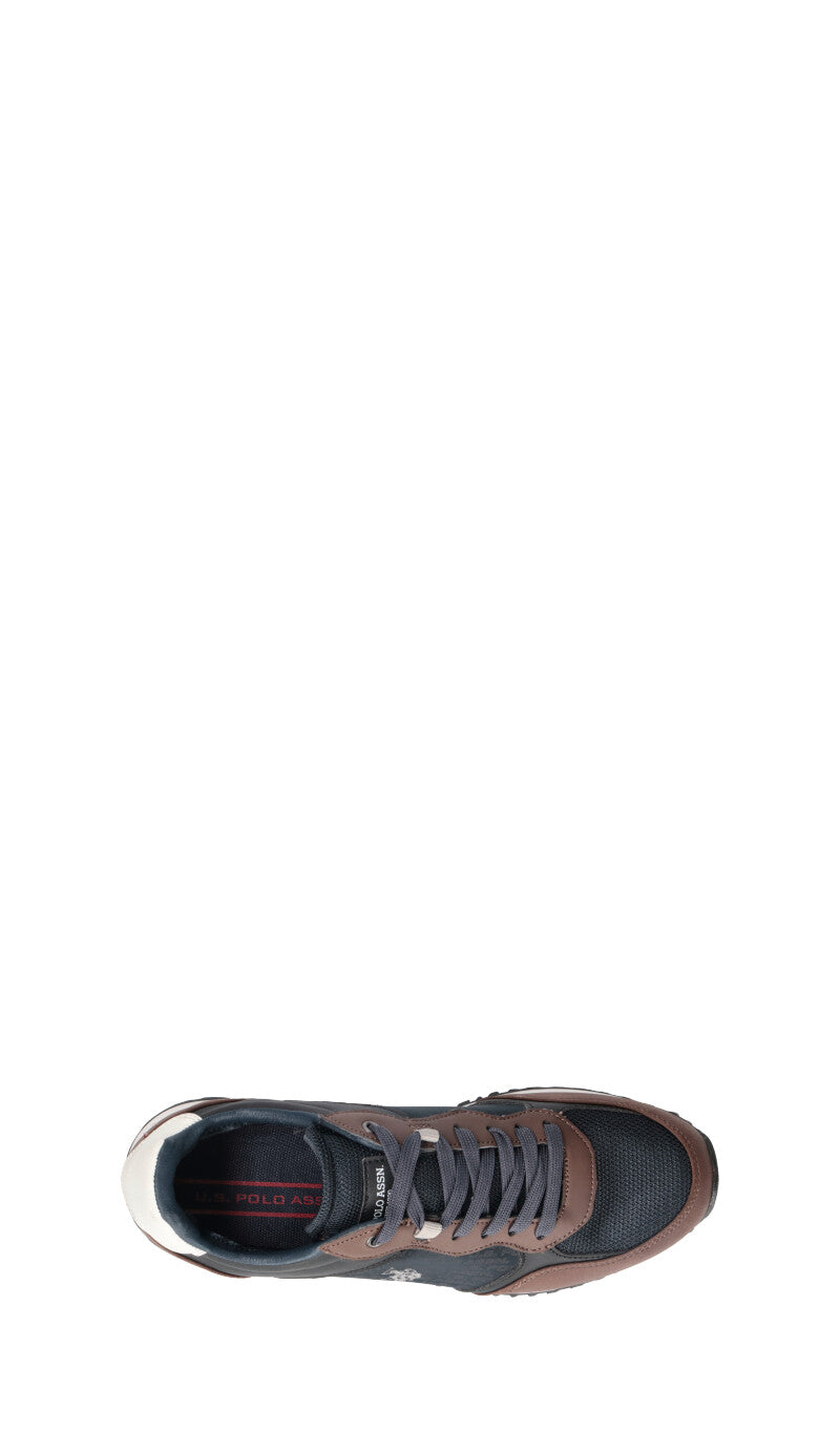 U.S. POLO ASSN. Sneaker uomo nera/marrone