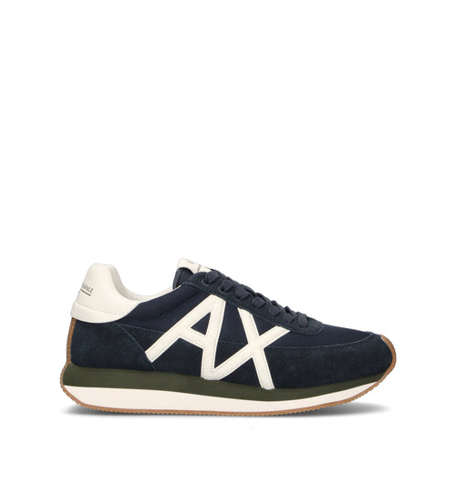 ARMANI EXCHANGE Sneaker uomo blu in suede
