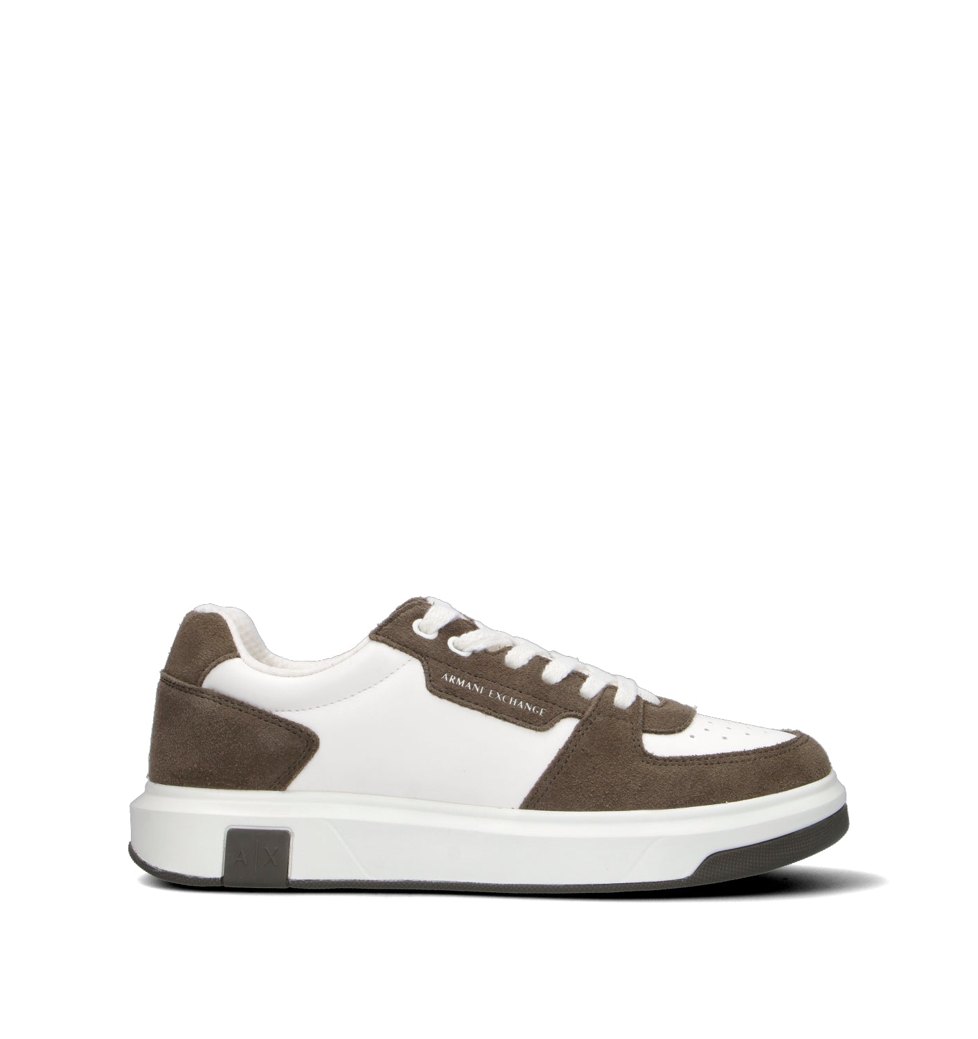 ARMANI EXCHANGE Sneaker uomo bianca/verde