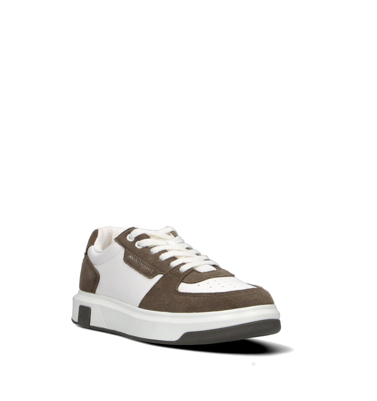 ARMANI EXCHANGE Sneaker uomo bianca/verde