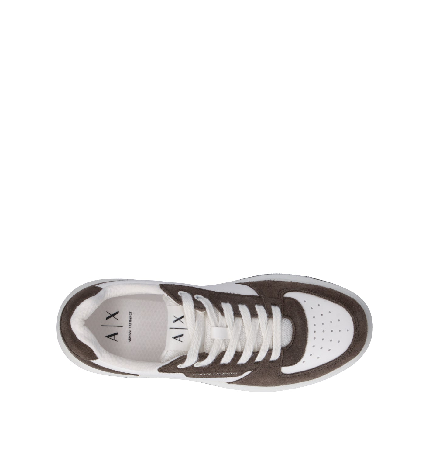 ARMANI EXCHANGE Sneaker uomo bianca/verde