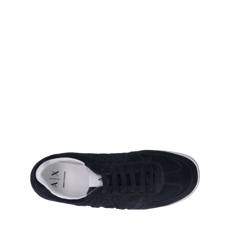 ARMANI EXCHANGE Sneaker uomo navy in suede