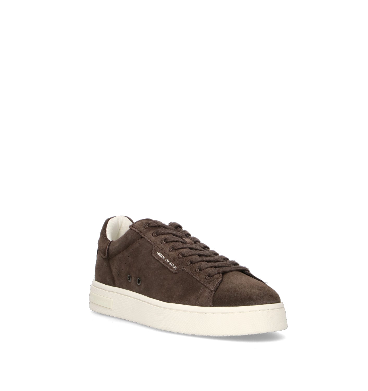 ARMANI EXCHANGE Sneaker uomo marrone in suede