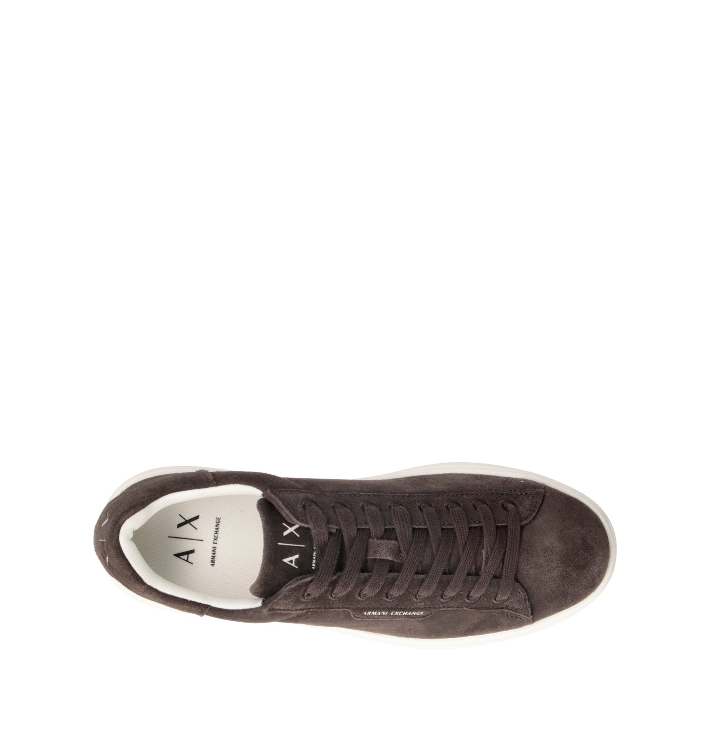 ARMANI EXCHANGE Sneaker uomo marrone in suede