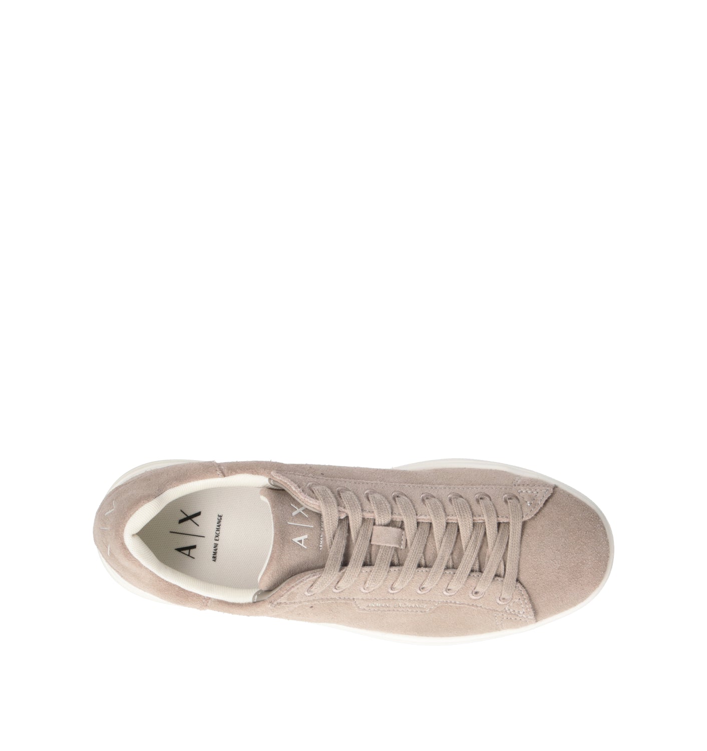 ARMANI EXCHANGE Sneaker uomo taupe in suede