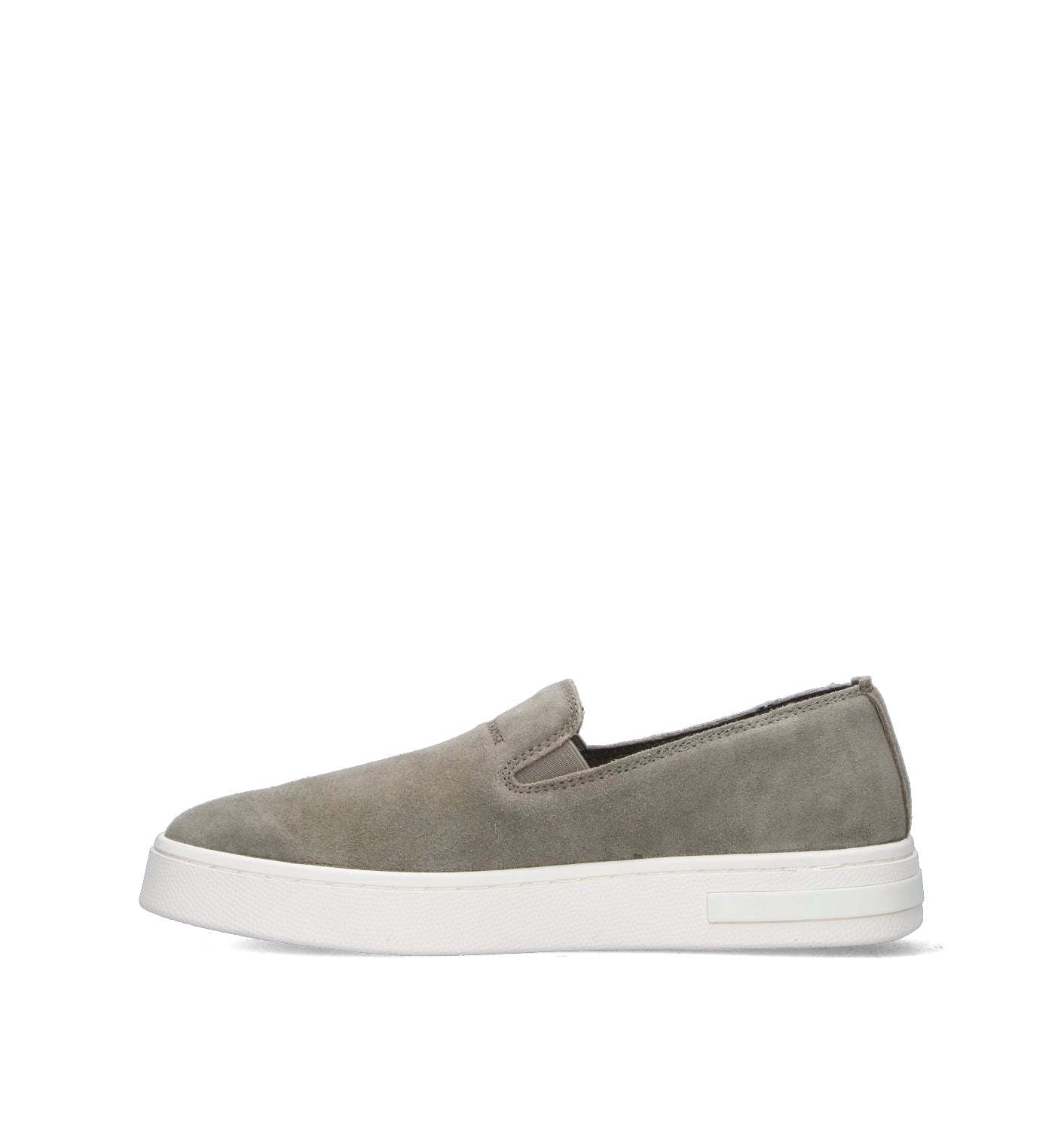 ARMANI EXCHANGE Slip  on uomo grigia in suede