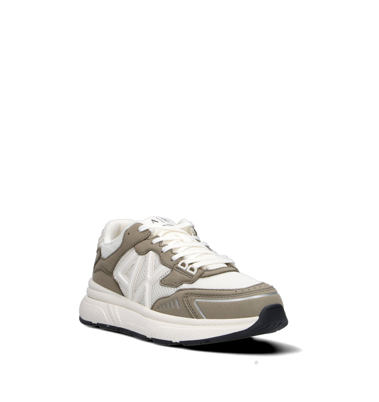 ARMANI EXCHANGE Sneaker uomo bianca/beige