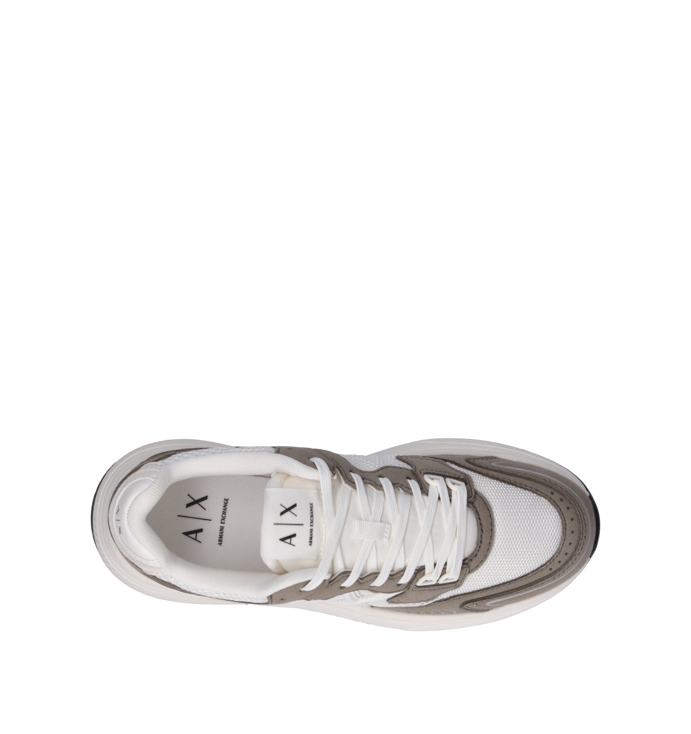 ARMANI EXCHANGE Sneaker uomo bianca/beige
