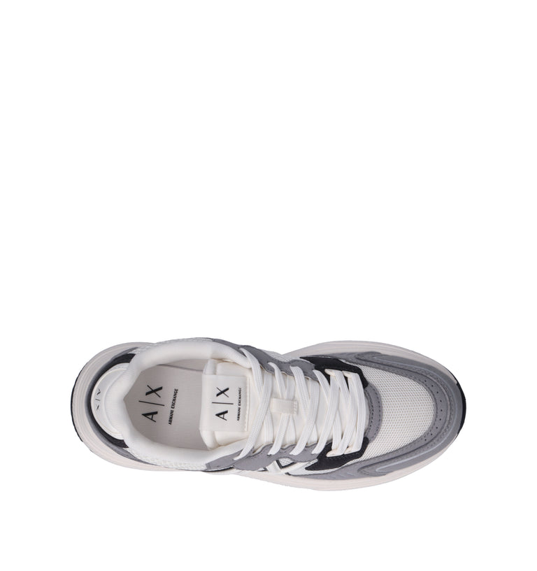 ARMANI EXCHANGE Sneaker uomo bianca/grigia