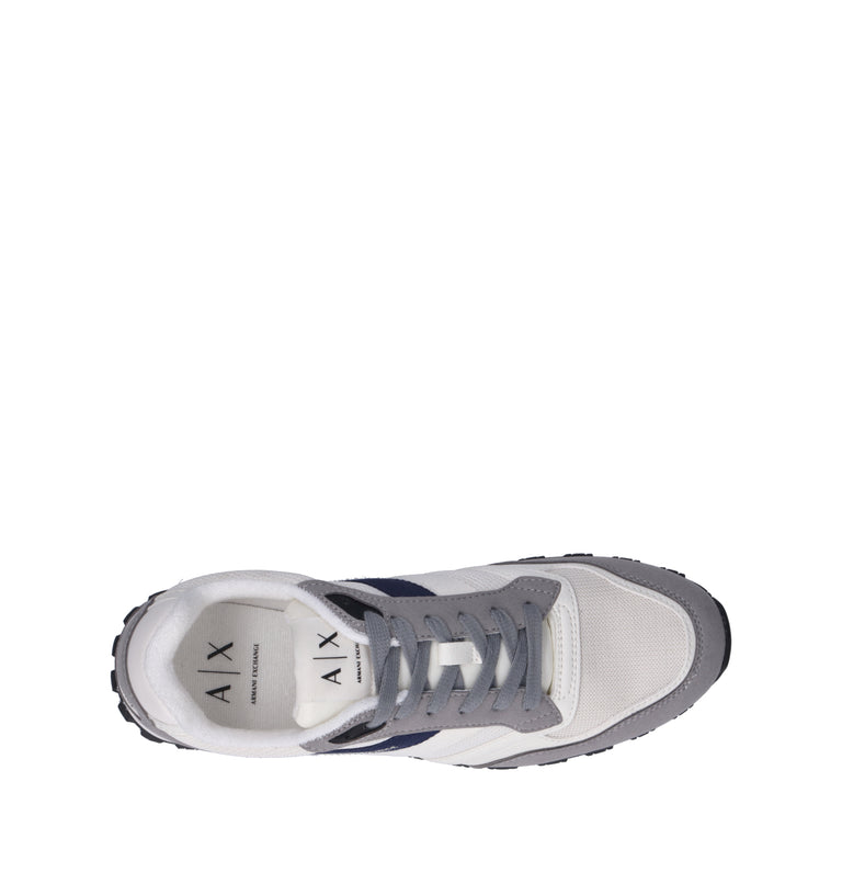 ARMANI EXCHANGE Sneaker uomo bianca/grigia