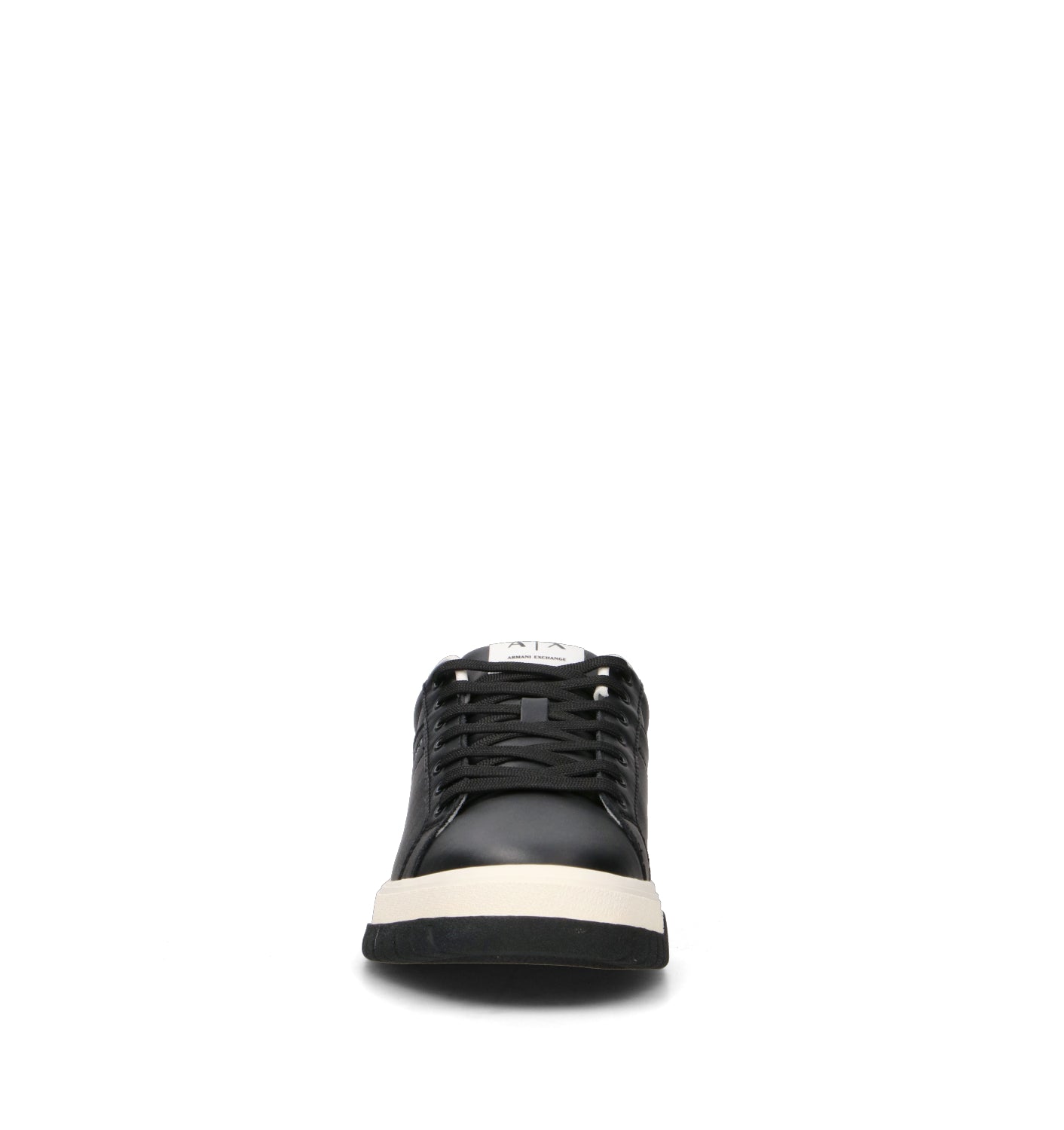 ARMANI EXCHANGE Sneaker uomo nera in pelle