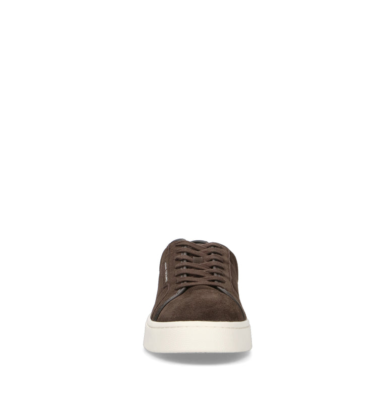 ARMANI EXCHANGE Sneaker uomo marrone in suede
