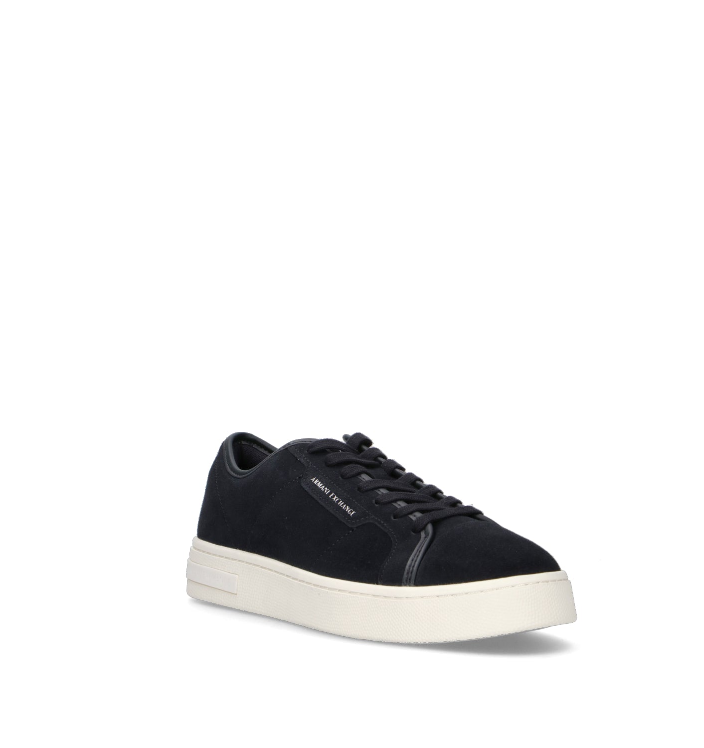 ARMANI EXCHANGE Sneaker uomo blu in pelle