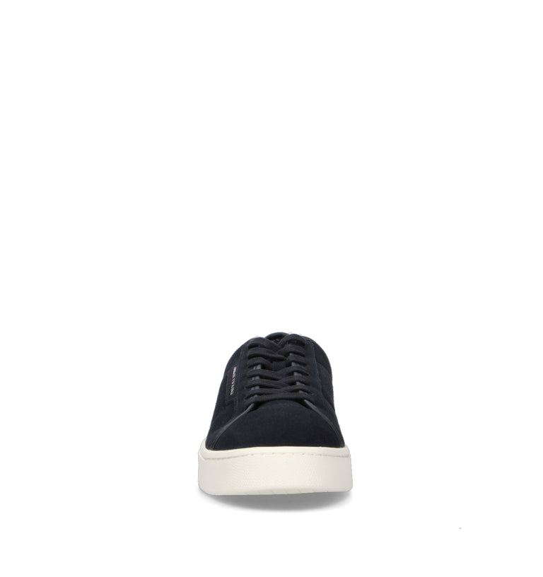 ARMANI EXCHANGE Sneaker uomo blu in pelle