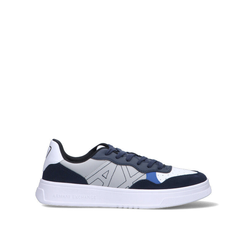 ARMANI EXCHANGE Sneaker uomo bianca/blu