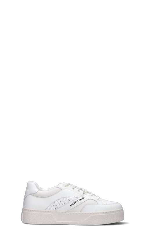 ARMANI EXCHANGE Sneaker uomo bianca in pelle