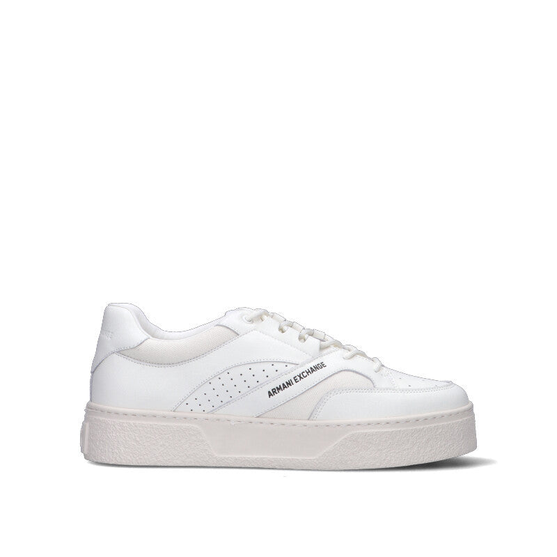 ARMANI EXCHANGE Sneaker uomo bianca in pelle