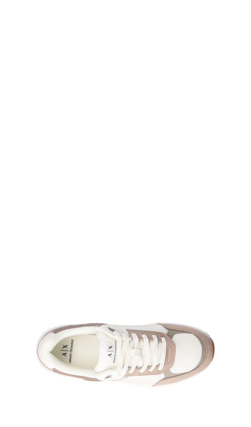 ARMANI EXCHANGE Sneaker uomo bianca/beige