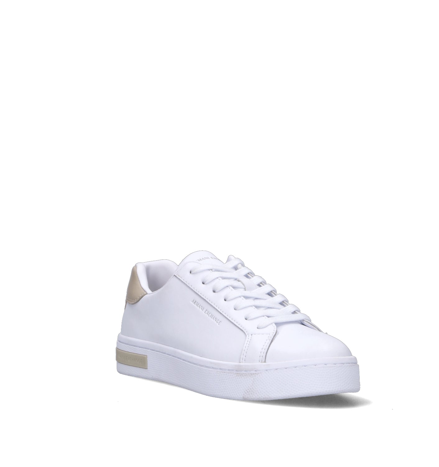 ARMANI EXCHANGE Sneaker donna bianca/beige