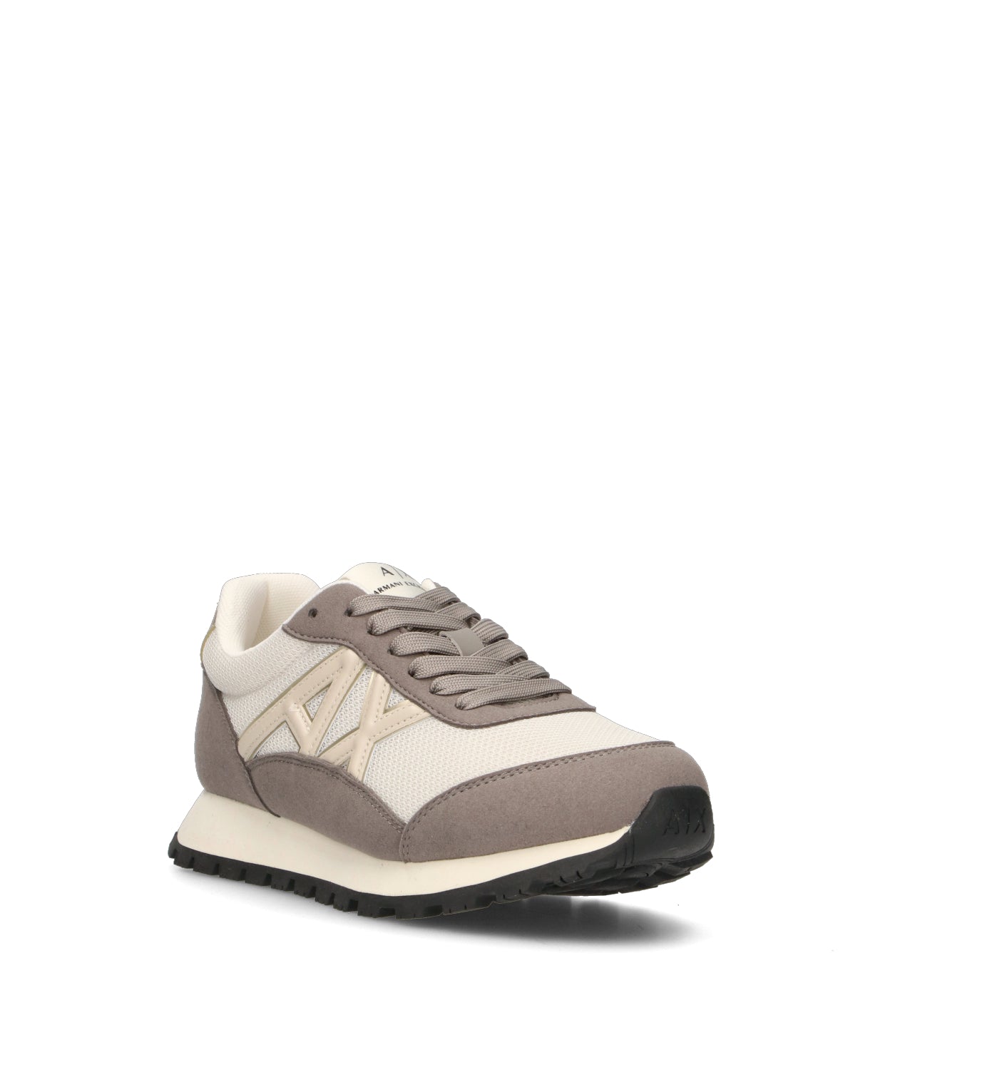 ARMANI EXCHANGE Sneaker donna bianca/taupe