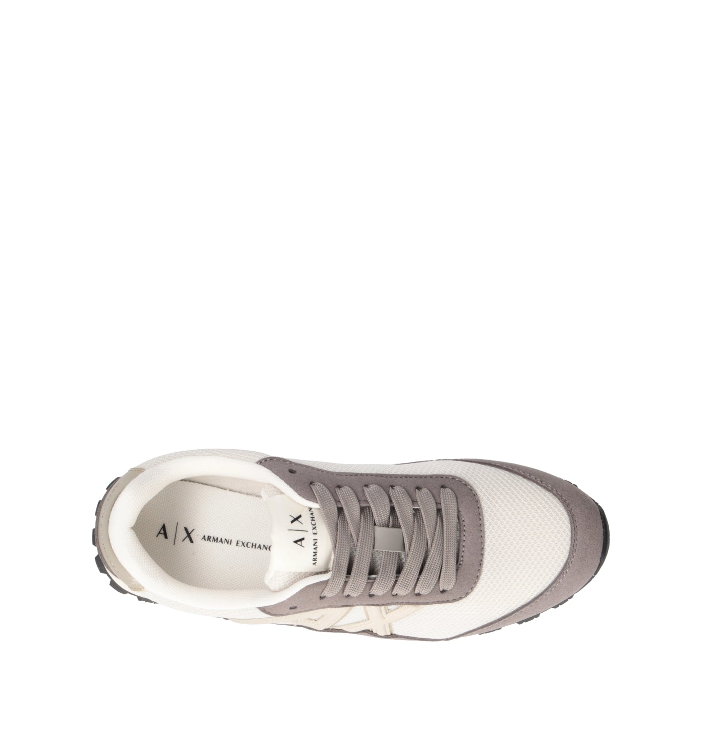 ARMANI EXCHANGE Sneaker donna bianca/taupe