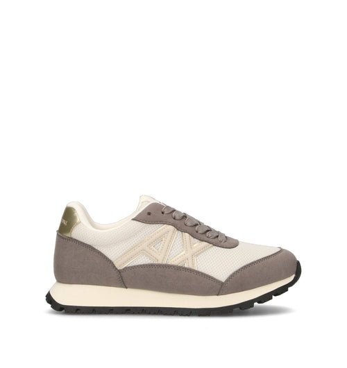 ARMANI EXCHANGE Sneaker donna bianca/taupe