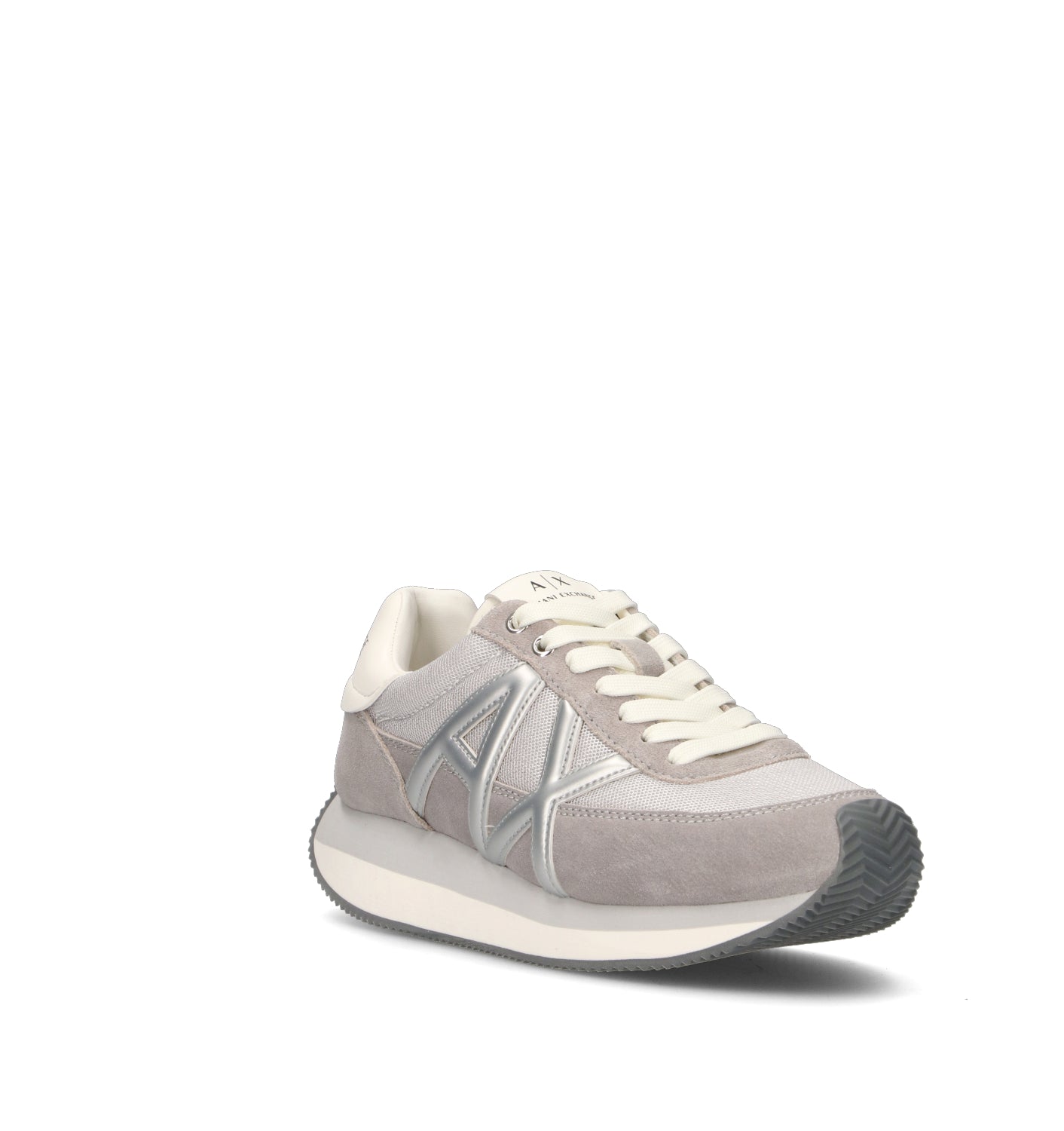 ARMANI EXCHANGE Sneaker donna grigia/argento