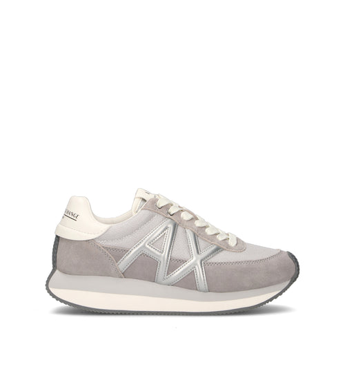 ARMANI EXCHANGE Sneaker donna grigia/argento