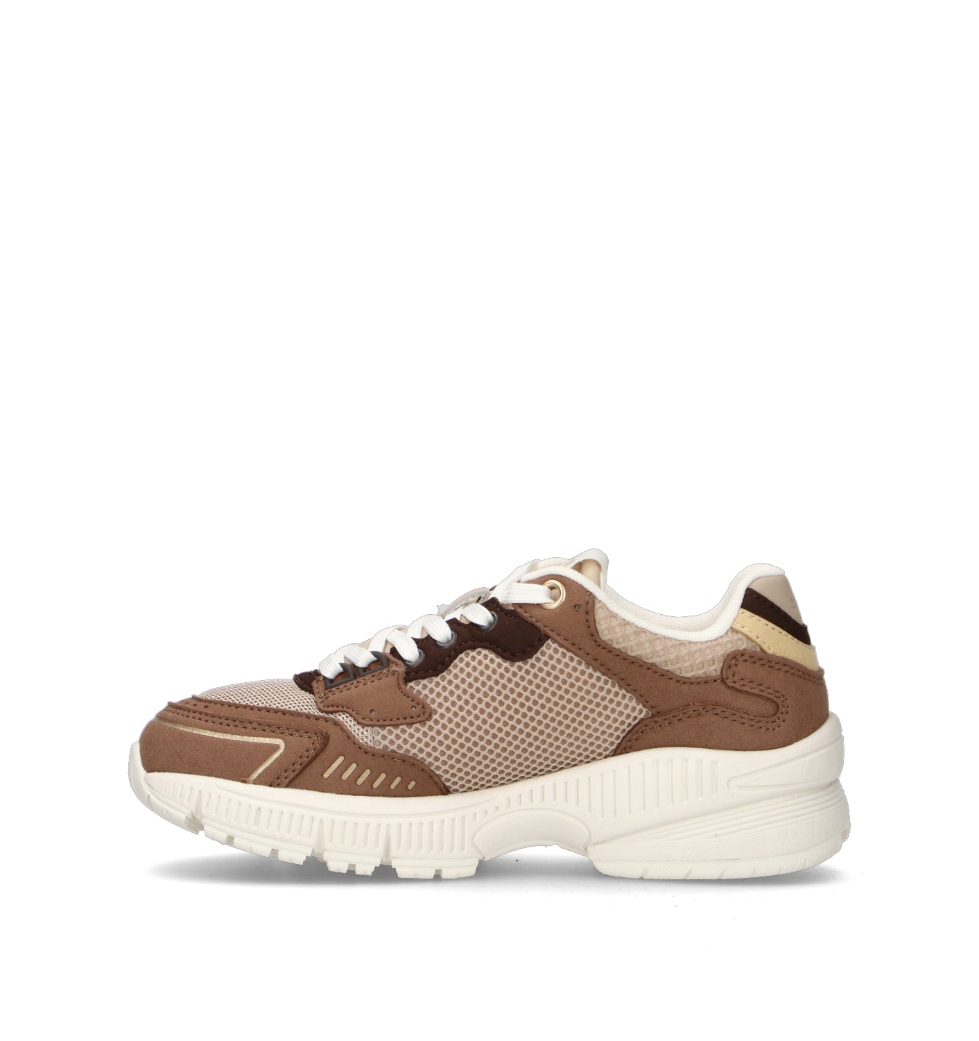 ARMANI EXCHANGE Sneaker donna marrone/beige