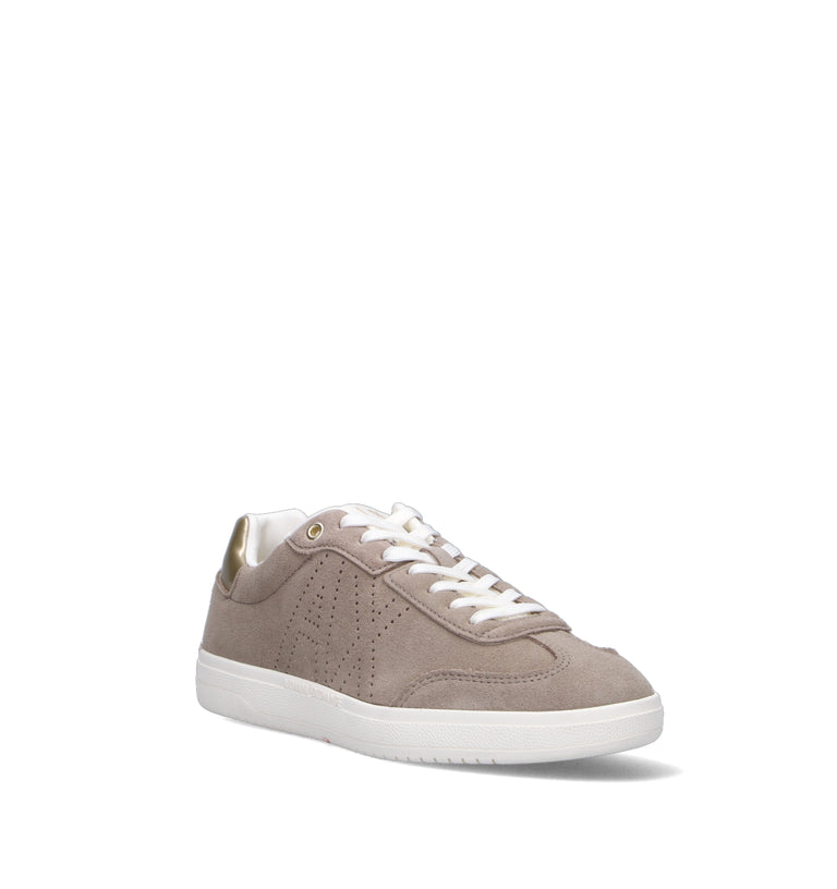 ARMANI EXCHANGE Sneaker donna taupe in suede