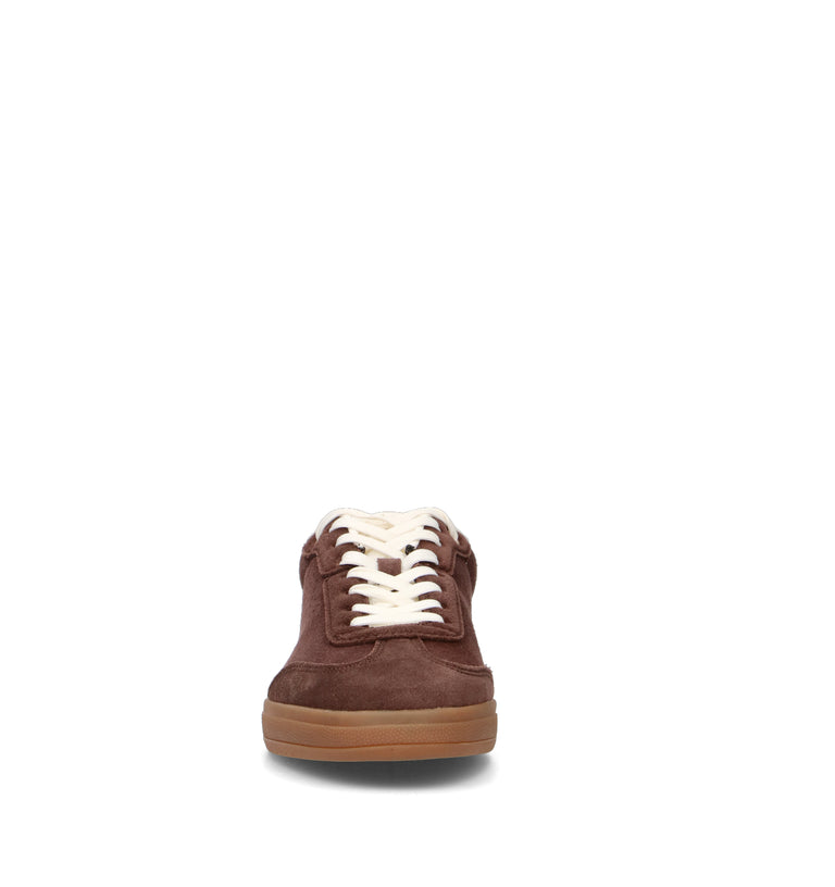 ARMANI EXCHANGE Sneaker donna marrone in suede