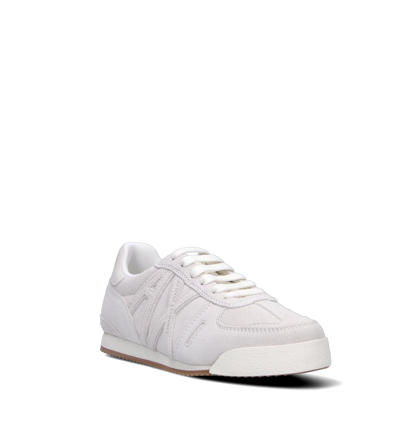ARMANI EXCHANGE Sneaker donna bianca in suede