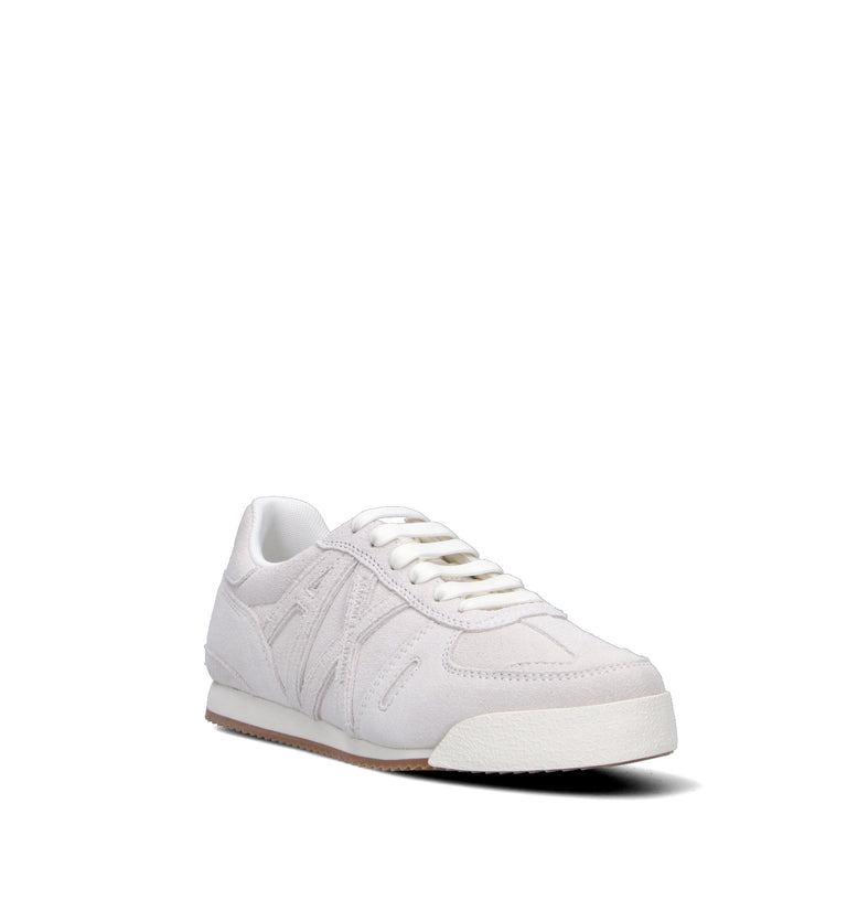 ARMANI EXCHANGE Sneaker donna bianca in suede