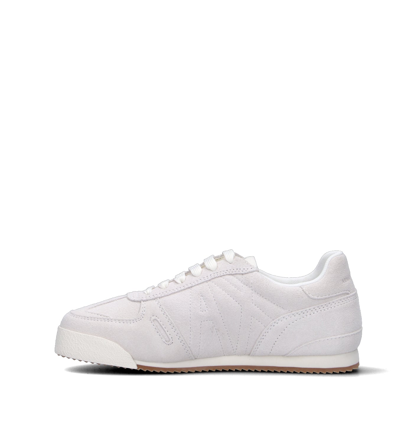 ARMANI EXCHANGE Sneaker donna bianca in suede