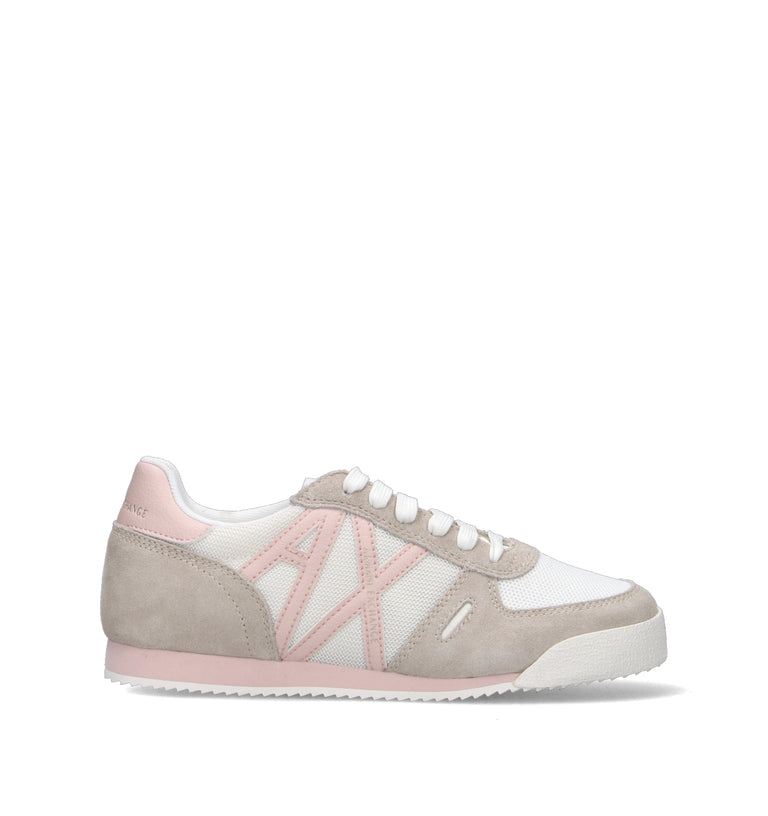 ARMANI EXCHANGE Sneaker donna bianca/rosa