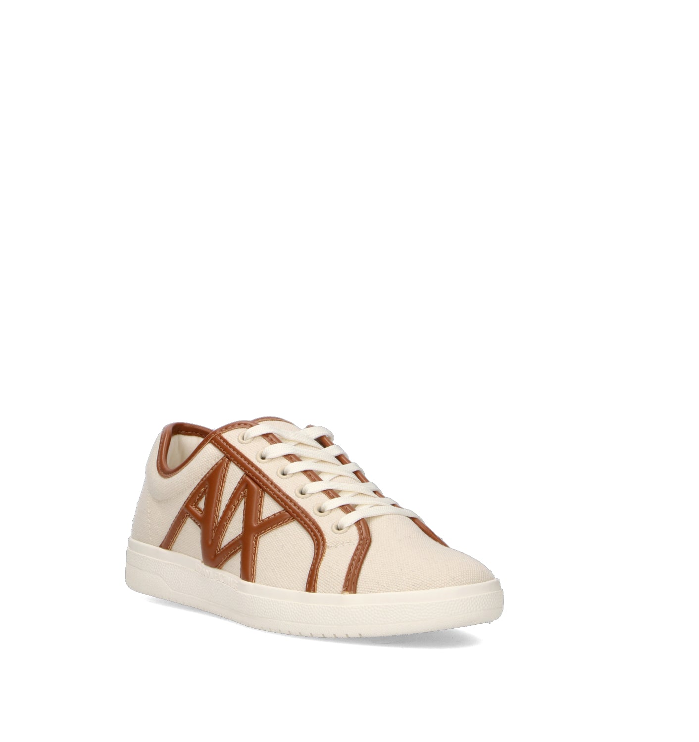 ARMANI EXCHANGE Sneaker donna bianca/cuoio
