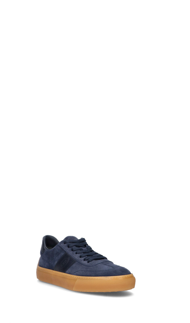 TODS Sneaker uomo blu in suede