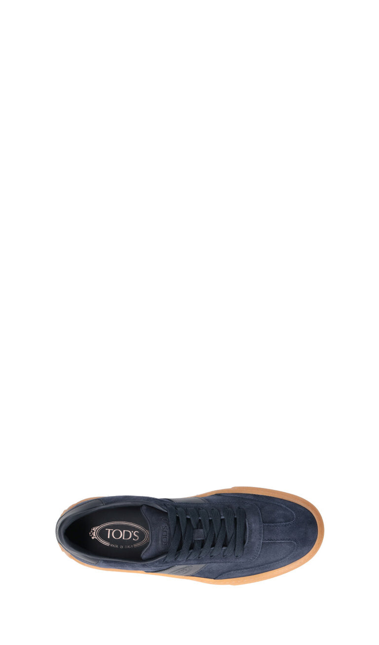 TODS Sneaker uomo blu in suede