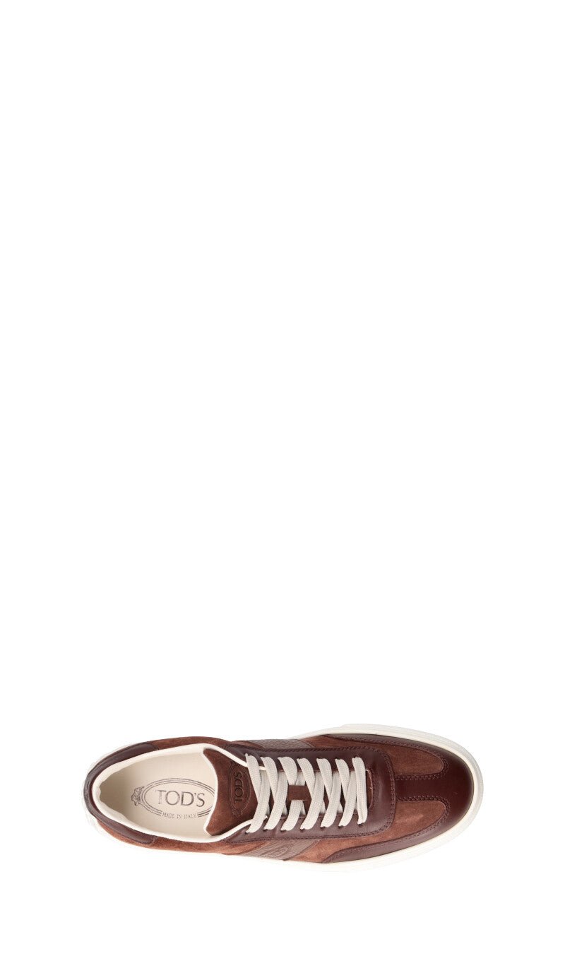 TODS Sneaker uomo marrone in suede