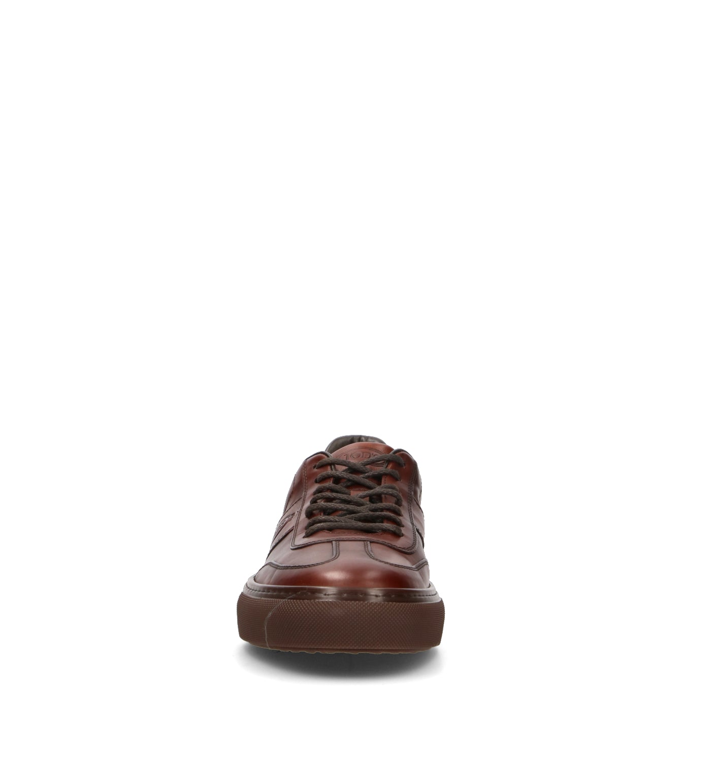 TOD'S Sneaker uomo marrone in pelle