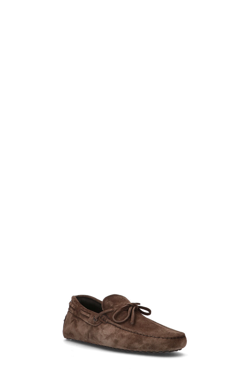 TOD'S Mocassino uomo marrone in suede