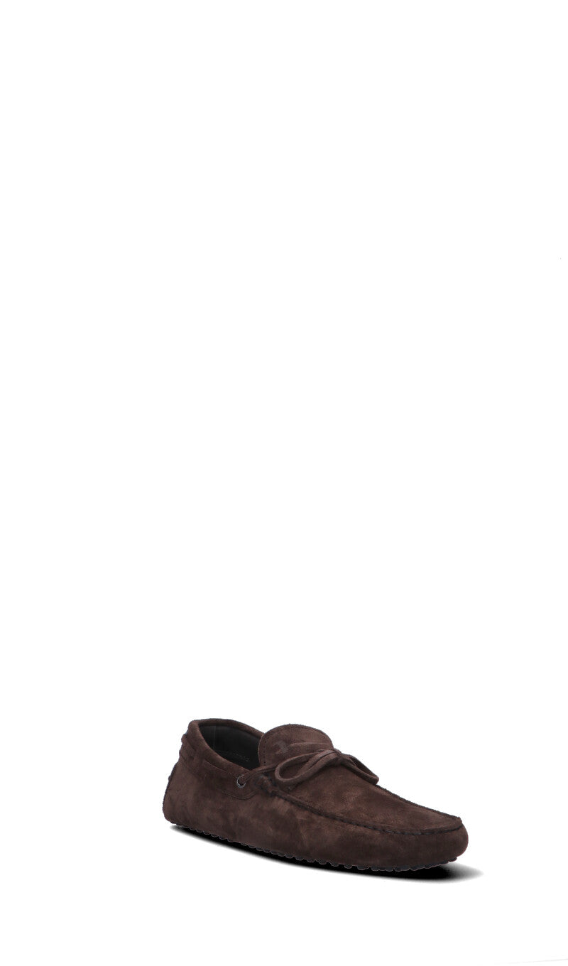 TOD'S Mocassino uomo marrone in suede